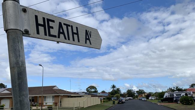 A block of units at Heath Ave in Tuncurry were cordoned off as police investigated on Monday, April 24. Picture: Janine Watson