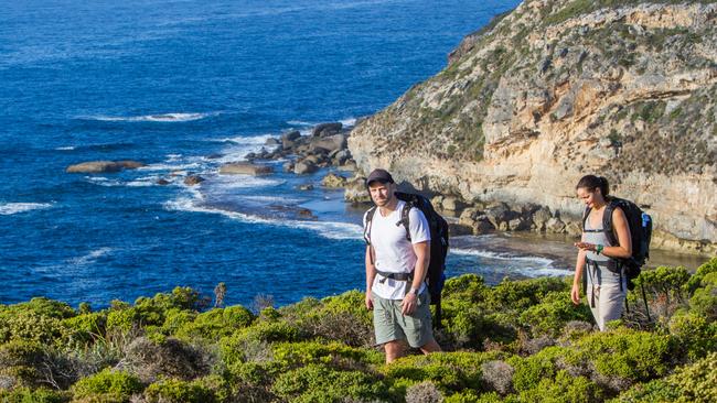 The Kangaroo Island Wilderness Trail in Flinders Chase National Park. Picture: DEWNR