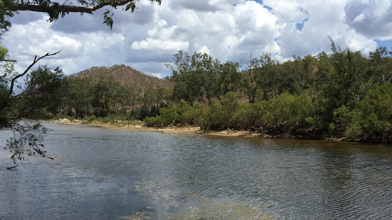 Urannah Creek, site of the proposed Urannah Dam, west of Mackay.