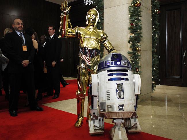 Actor Kenny Baker, who portrayed the R2-D2 in the first Star Wars movie, died on Saturday. Picture: AP