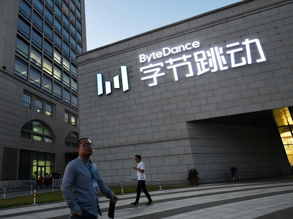 The ByteDance offices in Beijing. Picture: Greg Baker/AFP