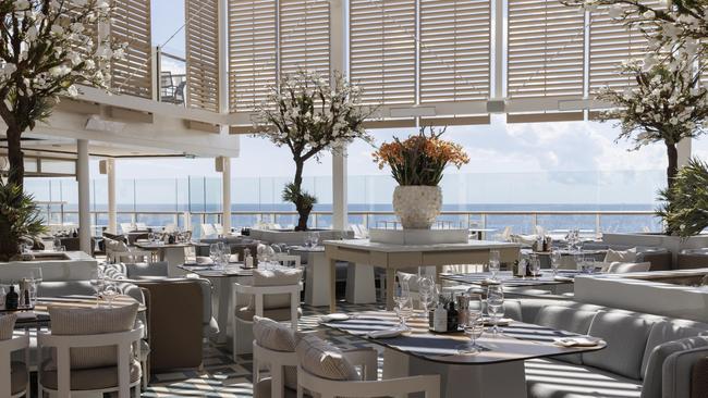 The Marquee dining venue on Silversea's Silver Nova.