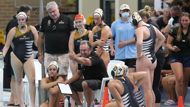 UNSW Wests and their coach Greg McFadden. Pic: Supplied