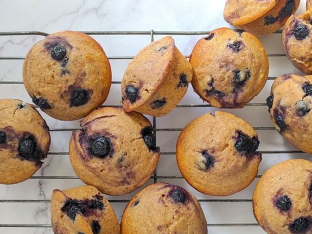 Top trending recipe 1: Healthy blueberry muffins.