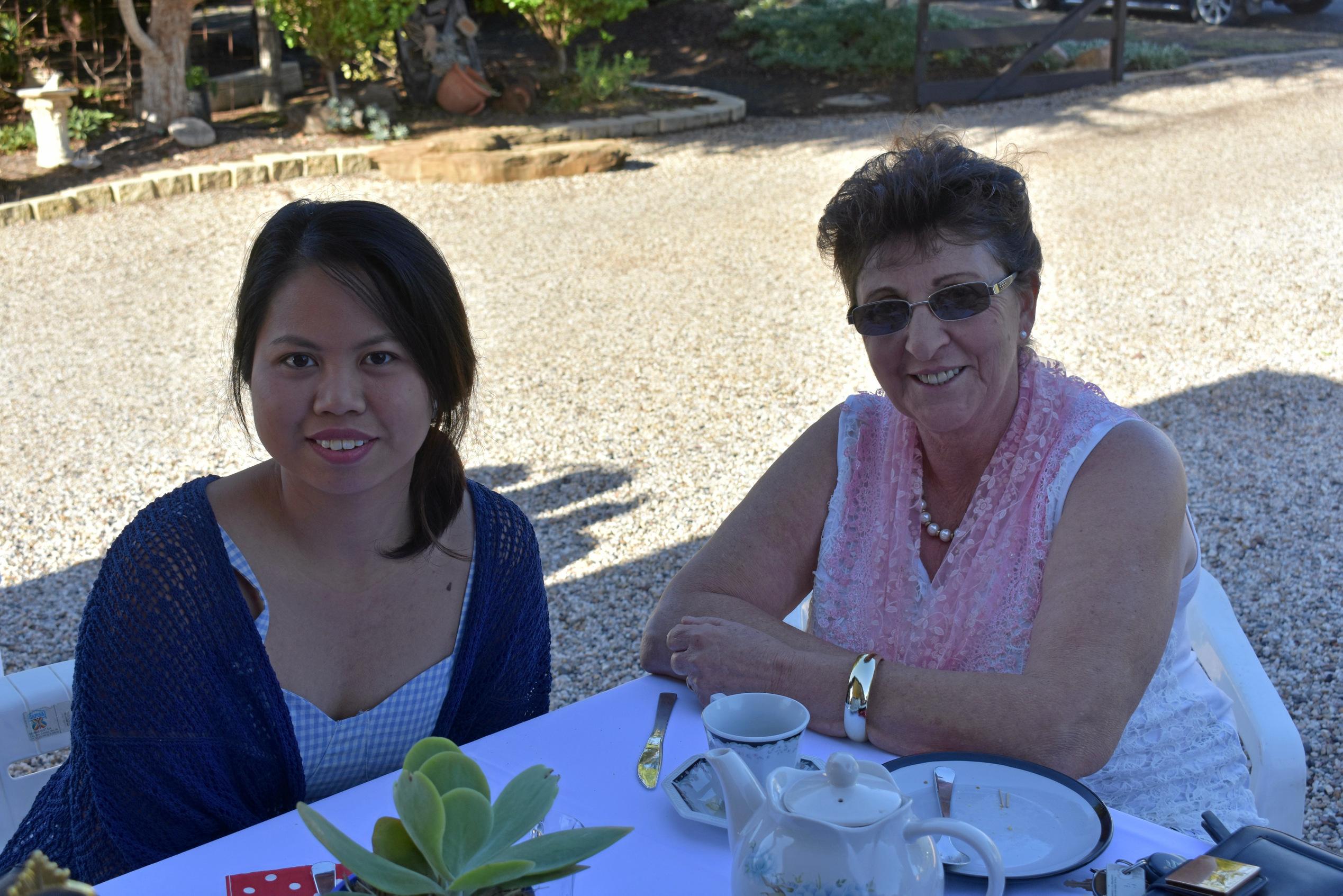 Rona Cabillo and Mary Clarke. Picture: Jorja McDonnell