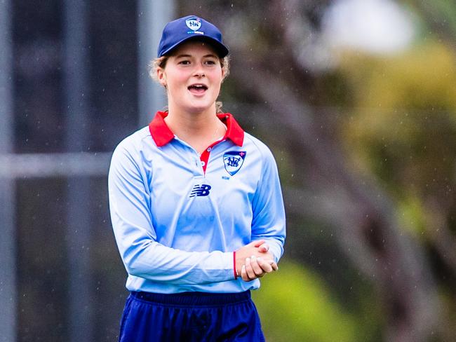 Emily Powell has made the jump to the U19s without any trouble. Picture: Linda Higginson / Cricket Australia