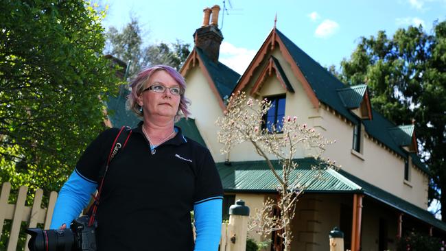 Photographer Belinda Cruikshank has photographed what appears to be a spirit, though owners of Camden’s historic homes deny paranormal activity. (AAP Image / Angelo Velardo)