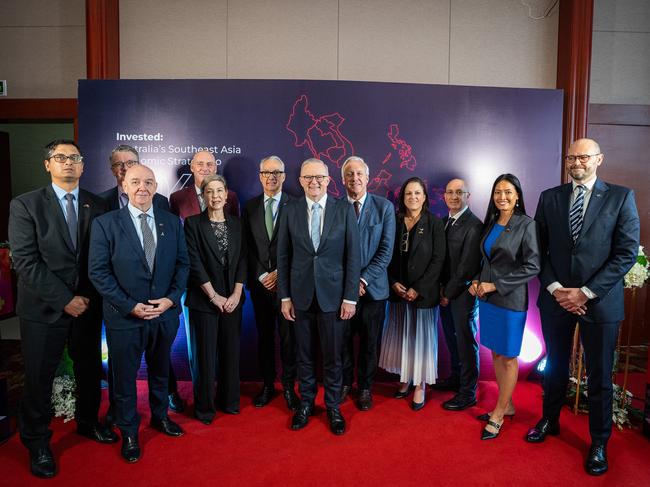 Prime Minister Anthony Albanese at the South East Asia summit in Laos today. Picture: Prime Ministers Office