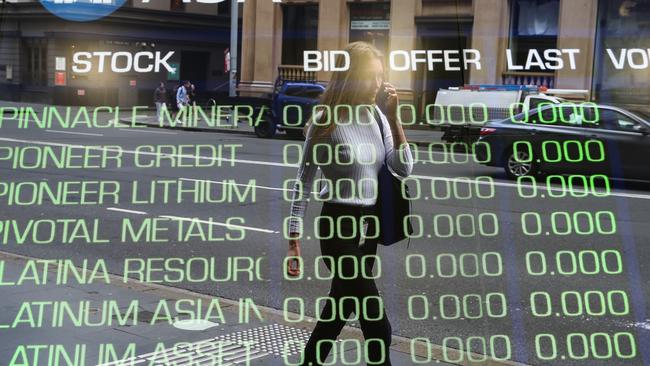 SYDNEY, AUSTRALIA : NewsWire Photos - SEPTEMBER 30 2024 ; A general view of the digital boards at the ASX in Sydney. Picture: NewsWire / Gaye Gerard