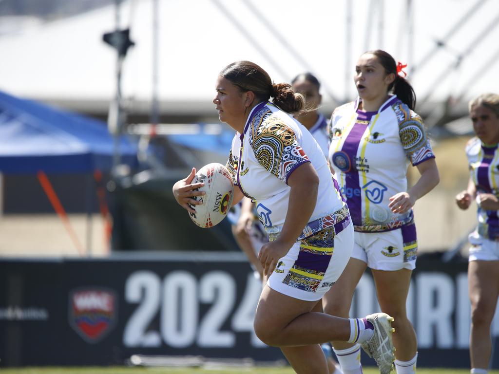 Koori Knockout - Day 4 Girls 17s GF Mindaribba Warriors v Waterloo Storm Monday, 7 October 2024 Hereford St, Bathurst NSW 2795, Australia, Picture Warren Gannon Photography