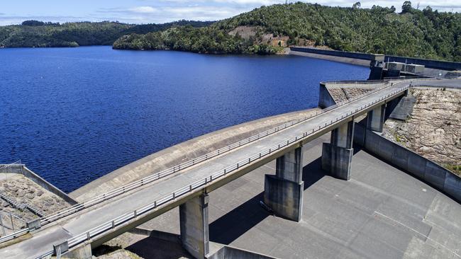 Reece Dam on the West Coast of Tasmania. Picture: CHRIS KIDD