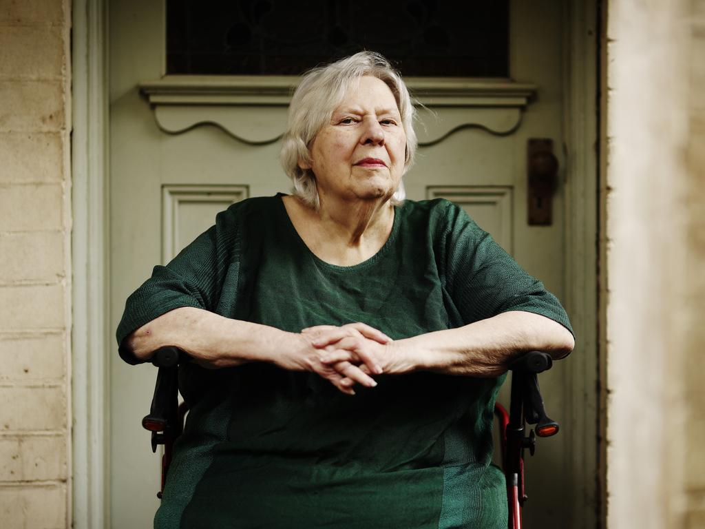 WEEKEND  TELEGRAPH - 27.10.23MUST NOT PUBLISH BEFORE CLEARING WITH PIC EDITOR - Elderly Sydney resident Margaret Duckett at her home today. Picture: Sam Ruttyn