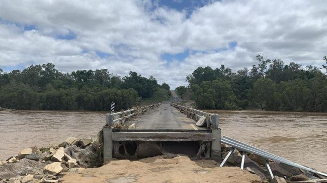 No Access: Ted Cunningham Bridge across the Bowen River