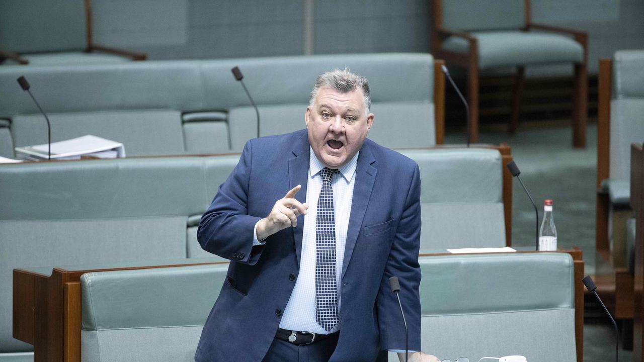 Coalition MP Craig Kelly believes there is a “war” on using drug hydroxychloroquine to treat COVID-19, despite it being proven not to work. Picture: NCA NewsWire/Gary Ramage