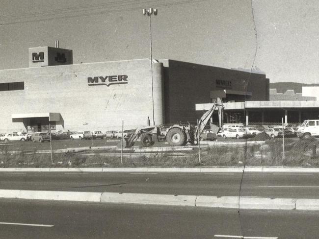 Myer was one of the first major stores at Knox Shopping Centre.