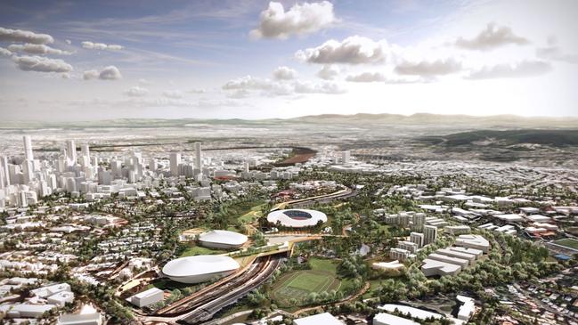 Concept Victoria Park Olympic Stadium by Archipelago. Photo: Supplied