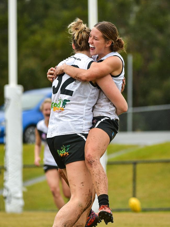 Caitlin Miller of the Southport Sharks has been drafted by the GWS Giants for the 2023 AFLW season. Picture: KPM Sports Images