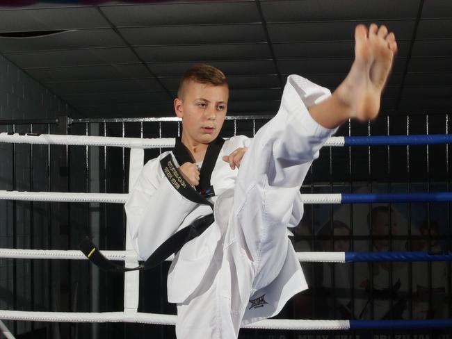 Local Sports Star Aleks Komatovic, 13, is a three time national champion in taekwondo among other titles.Aleks Komatovic