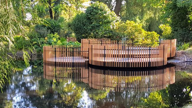 The Lily Pads are a new addition to the Royal Tasmanian Botanical Gardens.