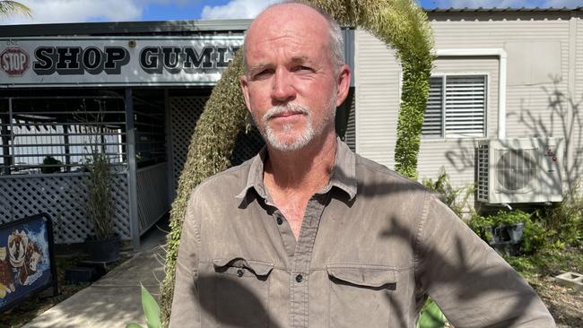 Gumlu Tavern owner Colin Dale has repeatedly raised safety concerns about the Bruce Highway in his area. Picture: Leighton Smith.