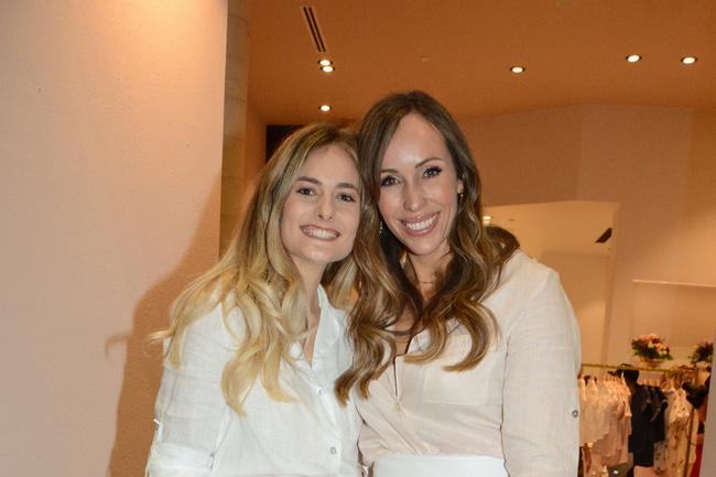 Marianne Horsley and Ingrid Bonnor at opening of Homebodii store, Pacific Fair, Broadbeach. Picture: Regina King