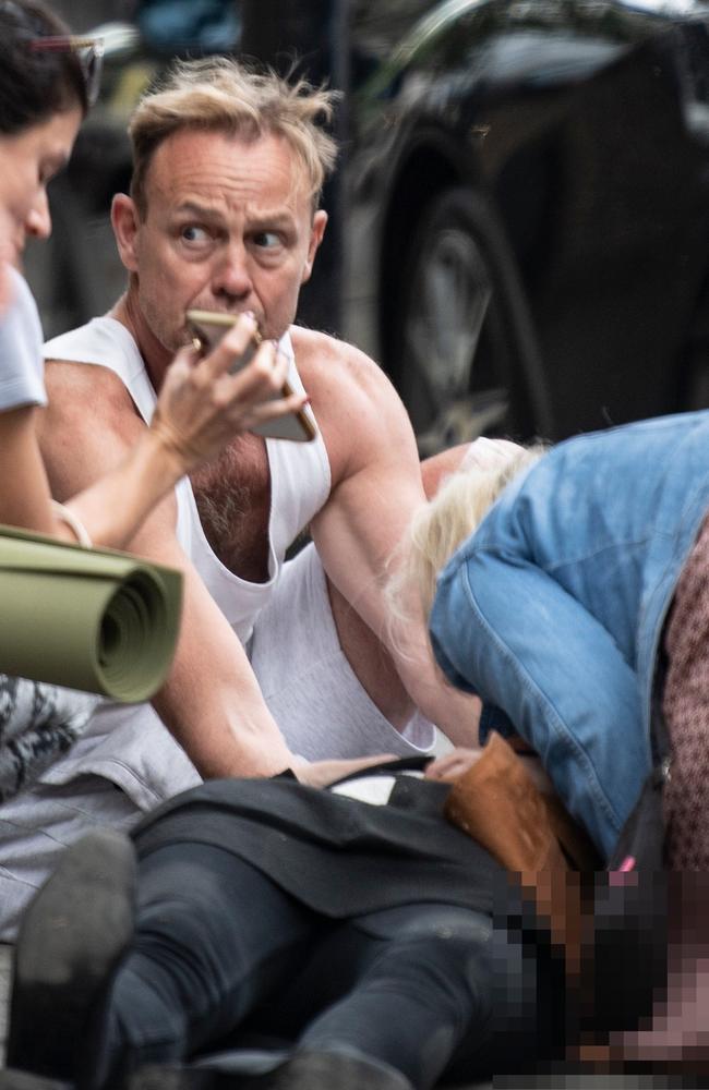 Jason Donovan rushed to help a woman who had collapsed on a London street this week. Picture: BACKGRID