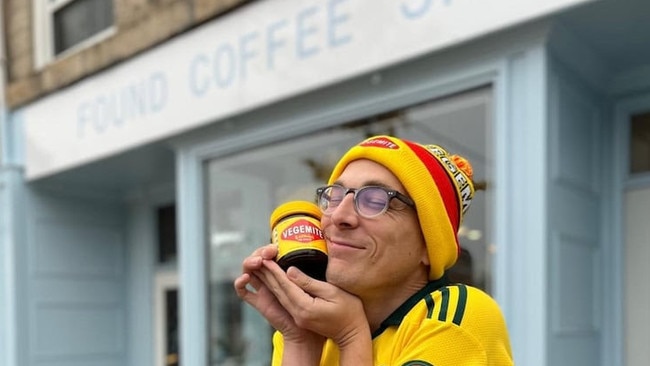 Leighton Walters has been told to remove all Vegemite he imported for his cafe in Canada. Picture: Supplied / Leighton Walters