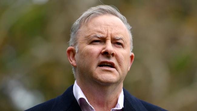 Opposition Leader Anthony Albanese. Labor seems to have forgotten their contribution to the nation’s debt levels. Picture: AAP Image/Dan Himbrechts