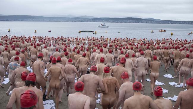 Long Beach Photo Gallery Naked - Dark MOFO nude swim, Tasmania: An amazing way to bond with strangers |  escape.com.au
