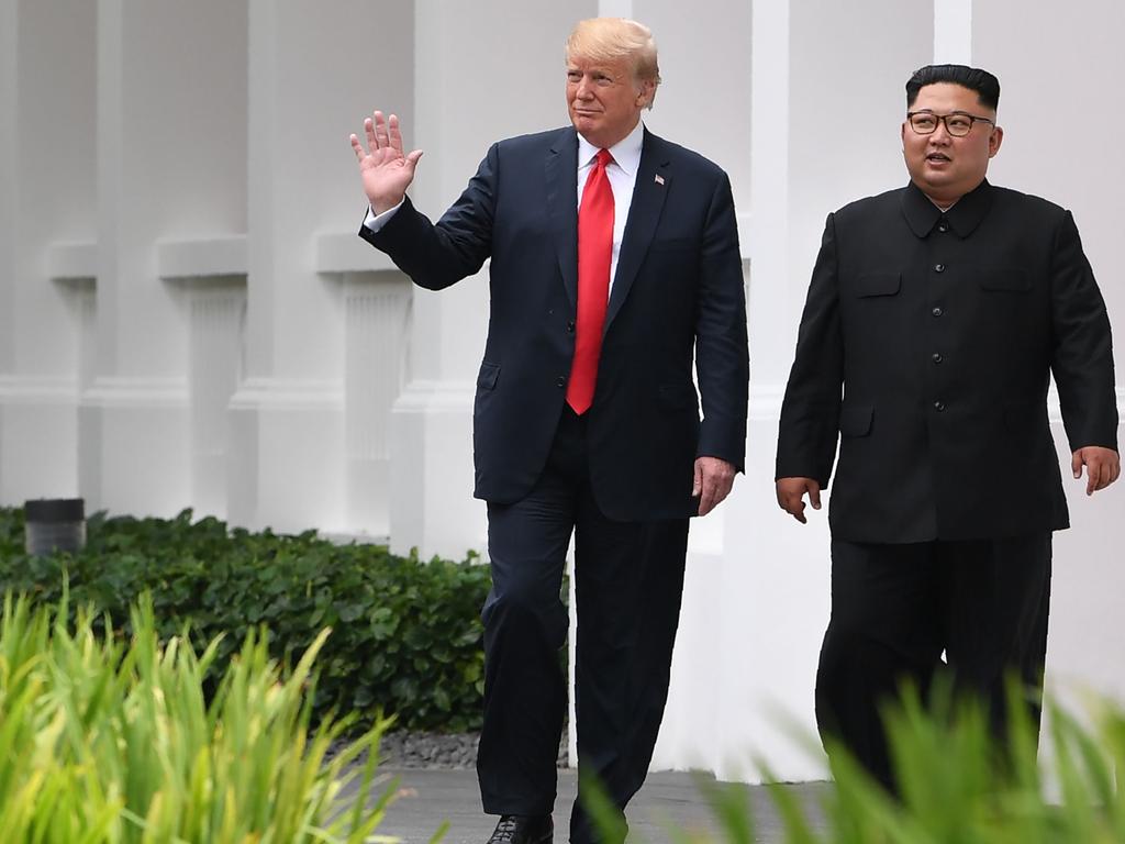 The US President and North Korean leader will meet for a second US-North Korean summit next month, likely to be held in Vietnam. Picture: AFP