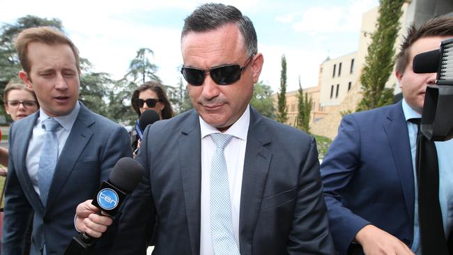 NSW Deputy Premier John Barilaro in Canberra today. Picture: Kym Smith