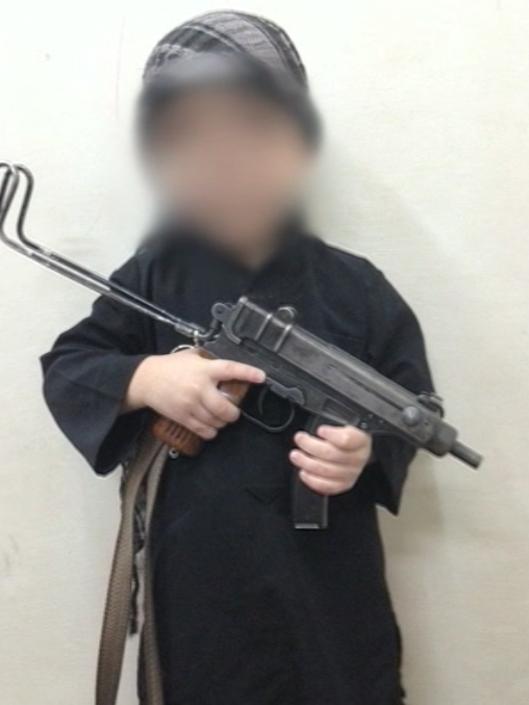 Children of Australian terrorist Khaled Sharrouf in Syria. Picture from the ABC 7:30 Report