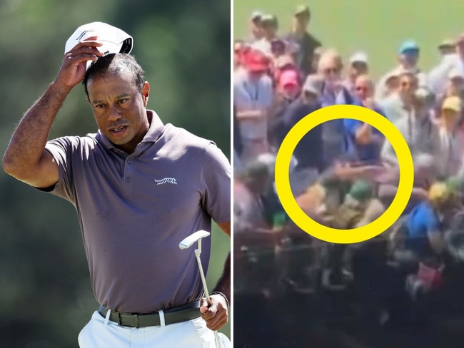 Tiger Woods knocks fan out in ugly scenes