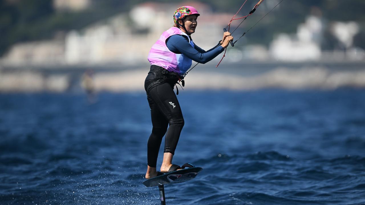 Breiana Whitehead can walk on water but missed out on the finals of the women’s kite.