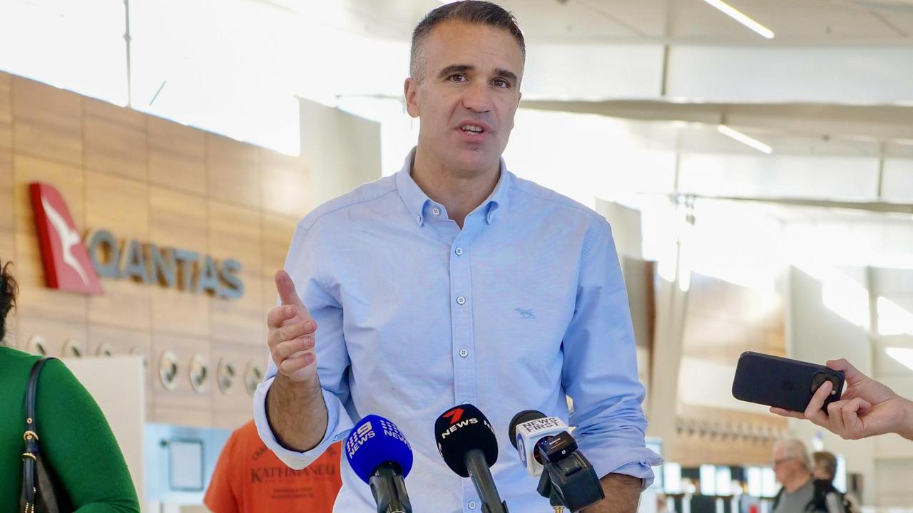 Peter Malinauskas convened an emergency management council committee meeting last month. Picture: Facebook