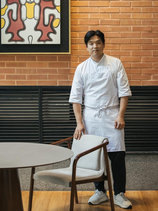 Mosu’s star chef Sung Anh. Picture: Elise Hassey.