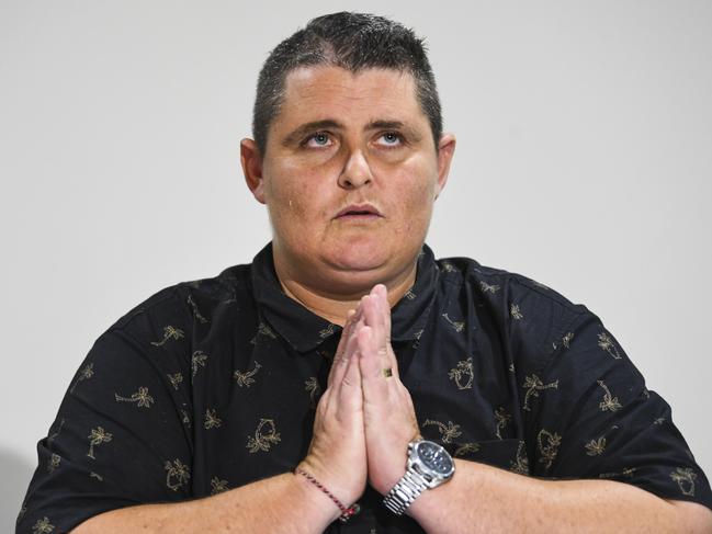 Bali Nine member Renae Lawrence speaks during a press conference at the Pavilion Hotel in Canberra on Sunday. Picture: AAP