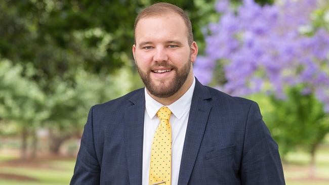 Ray White Toowoomba sales agent Ben Liesch.