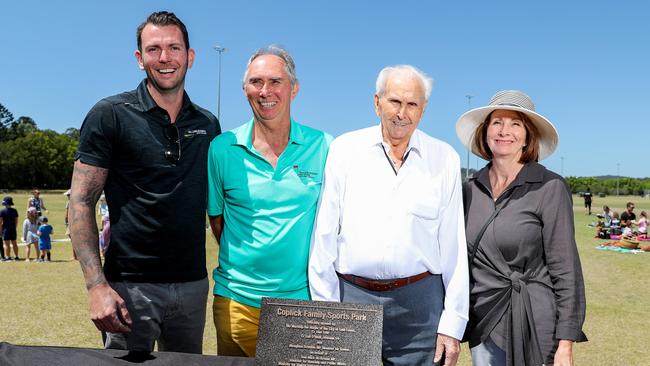 Coplick family members George, Carl, Doug and Patti Power. Picture: Tim Marsden