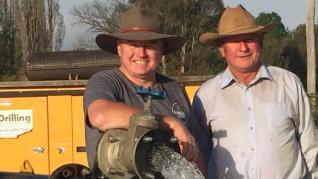 Tenterfield Shire Council chief executive Terry Dodds and Mayor Peter Petty.