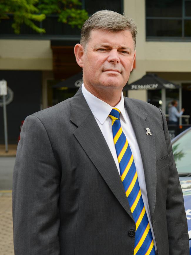 Police Association of SA president Mark Carroll. Picture: Brenton Edwards