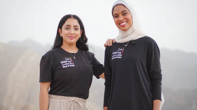 Noorulhuda Al Mandhari and Wisal Al Rashdi from the Ghudu Project.