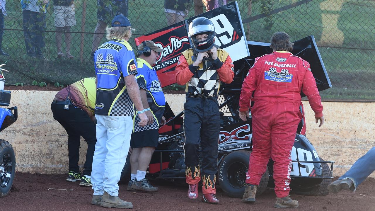 SPEEDWAY Brodie Davis runs out of luck and space at state