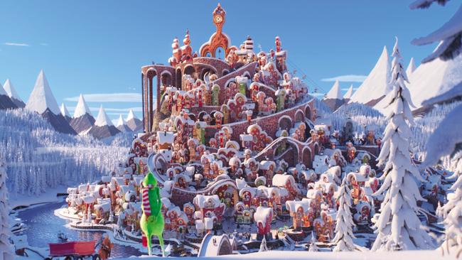 The Grinch hates Whoville just as much as Christmas.