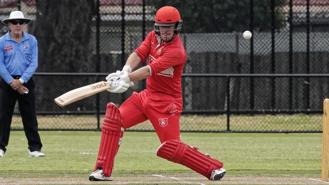 Star Springvale South batter Ryan Quirk. Picture: Valeriu Campan