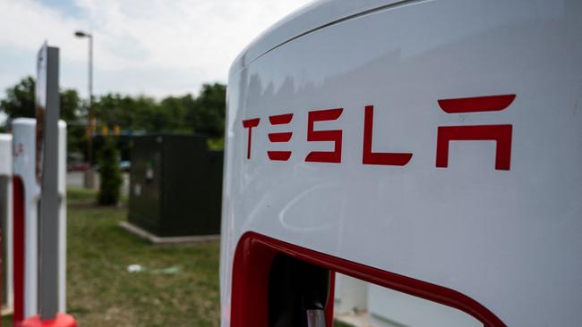 The NT government is proposing subsidies for those who purchase an electric vehicle, like the increasingly popular Tesla models. Picture: ANDREW CABALLERO-REYNOLDS / AFP)