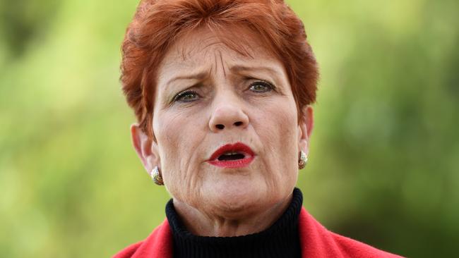 Pauline Hanson has courted almost 10 per cent of the first preference Senate votes in Queensland.