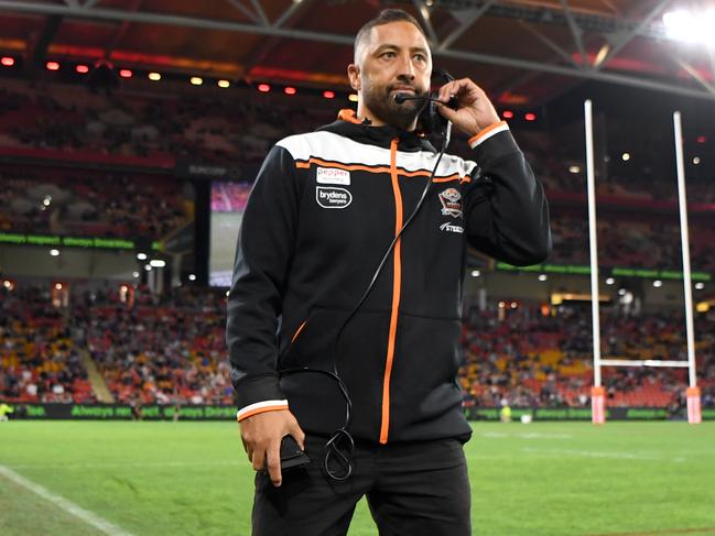 Benji Marshall has discovered the harsh reality of being an NRL coach this season, but insists there’s still fire in his belly. Picture: NRL Photos