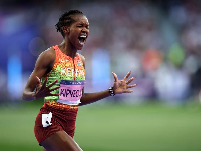 Kenya's Faith Kipyegon is a 1500m superstar. Picture: Anne-Christine Poujoulat / AFP