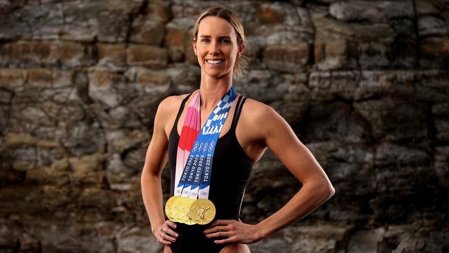 Australia’s most decorated Olympian, Emma McKeon, is no guarantee of securing an individual freestyle swimming berth in Paris. Picture: Getty Images